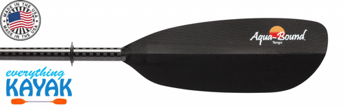 Aqua-Bound Tango Carbon Bent Shaft 2-Piece Posi-Lok Kayak Paddle Front