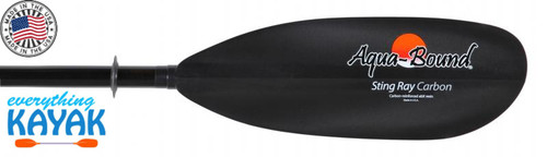 Aqua-Bound Sting Ray Carbon Paddle 2pc Snap