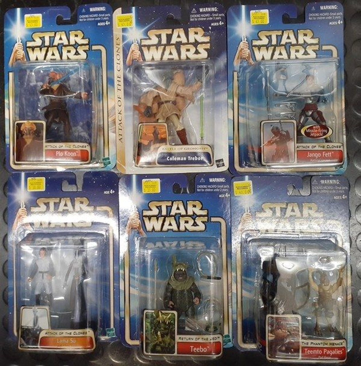 attack of the clones action figures