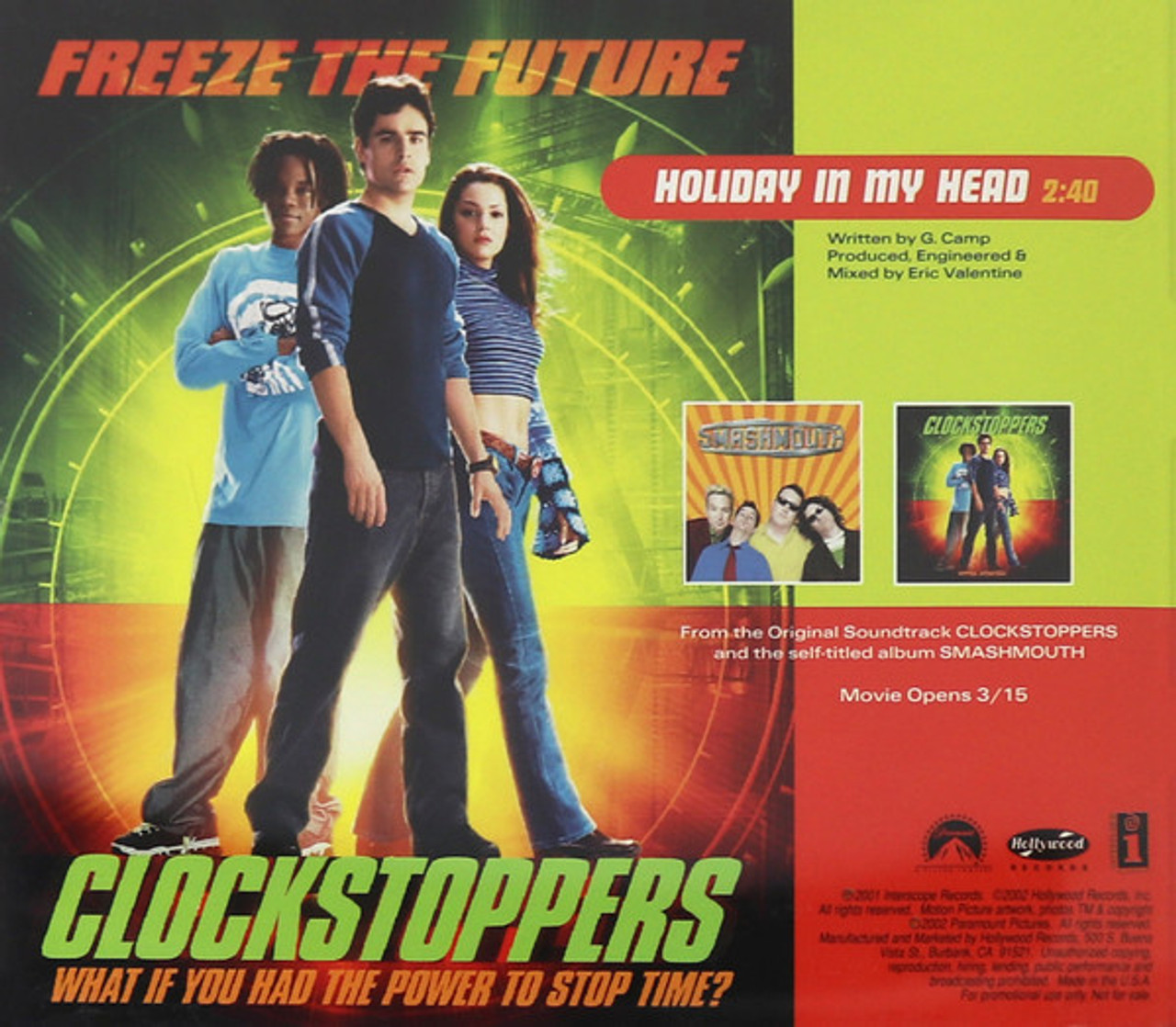 Clockstoppers DVD Jonathan Frakes(DIR) 2002 97363322443 | eBay