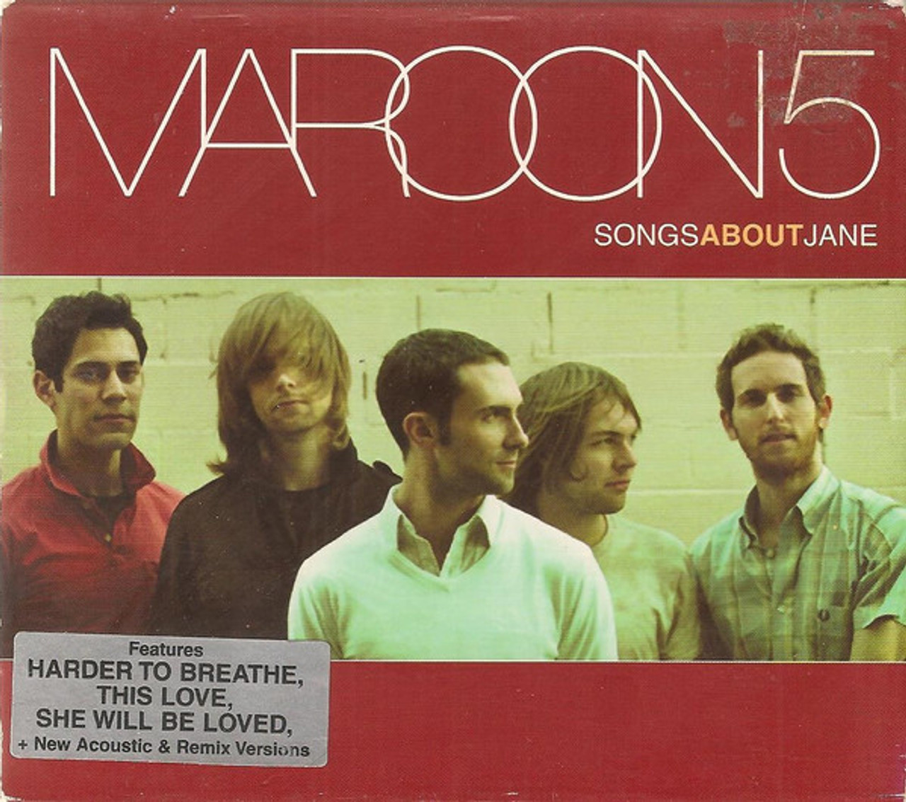 MAROON5 SONGS ABOUT JANE