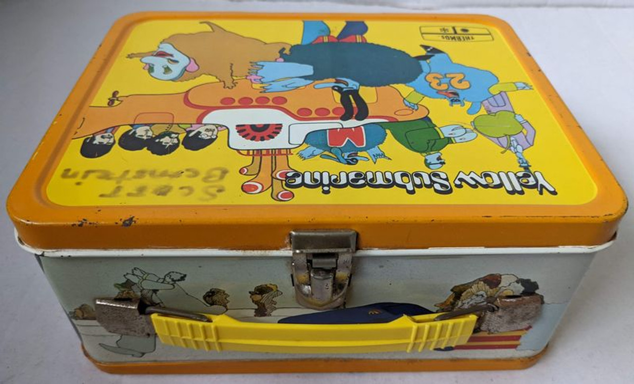 Beatles Factory Entertainment Yellow Submarine Retro Lunchbox Thermos –  BuyRockNRoll