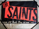 Saints - 1985 All Fools Day Promo Silkscreen Collectable Poster