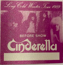 Cinderella - Long Cold Winter - Purple Backstage Pass