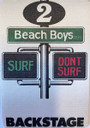 Beach Boys -  Backstage Pass TRAFFIC LIGHTS WHITE