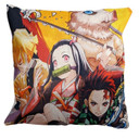 Demon Slayer -  4 Character Canvas Style 45x45cm Cushion