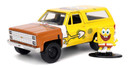 SpongeBob SquarePants - 1980 Chevy K5 Blazer with SpongeBob 1:32 Scale Hollywood Ride Die Cast Car