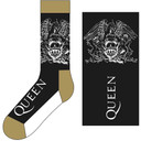 Queen - Crest & Logo Black Unisex Socks