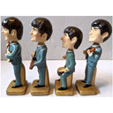 Beatles - Original 1964 Bobb'n Head Beatles Car Mascots Inc - Set of 4 Dolls/Nodders (Boxed)