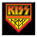 Kiss - Army Square Magnet