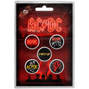 AC/DC - PWR-UP Badge Set