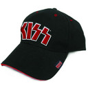Kiss - Red On White Logo Baseball Cap