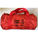 John Lennon - Original 1980s Live In New York City Sony Capitol Records Red Promo Overnight Bag