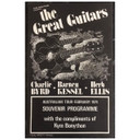 Great Guitars - 1974 Australia Original Concert Tour Program