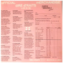Dire Straits - Live in 85/86 World Tour Original Concert Program With Ticket Seat #130