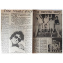 Dire Straits - Live in 85/86 World Tour Original Concert Program With Ticket Seat #130