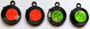 Beatles - Original 1960s USA Set Of 4 Collectable Vinyl Record Shaped Gumball Charms