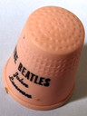 Beatles - Vintage 1960s Pink Plastic John Lennon Thimble