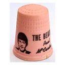 Beatles - Vintage 1960s Pink Plastic Paul McCartney Thimble