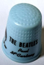 Beatles - Vintage 1960s Blue Plastic Paul McCartney Thimble