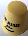 Beatles - Vintage 1960s Cream Coloured Plastic George Harrison Thimble