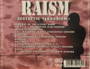 Raism - Aesthetic Terrorism CD