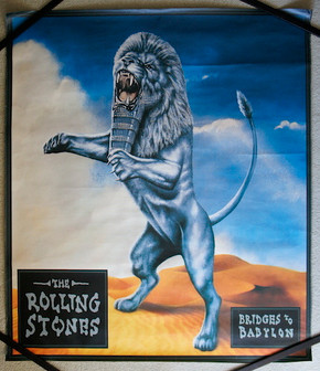 Rolling Stones - 1997 Bridges To Babylon Promo Collectable Poster