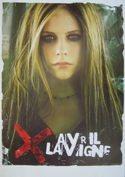 Avril Lavigne -  Collectable Red X Poster