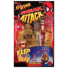 Spider-Man - Madame Web Sneak Attack Flip N' Trap Collectable Figure