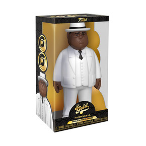 Notorious Big - Biggie White Suit 12 Inch Vinyl Gold Pop! Vinyl