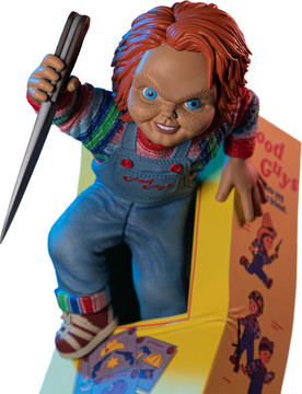 Child's Play - Chucky Breaking Free From Box 23.5cm PVC Statue