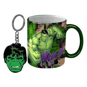 Hulk - Metallic Mug & Keyring Gift Set