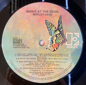 Motley Crue - Shout At The Devil Vinyl (Secondhand)