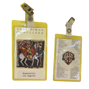 Paul Simon - 1986 Graceland Backstage Pass Paul Simon - 1986 Graceland Backstage Pass