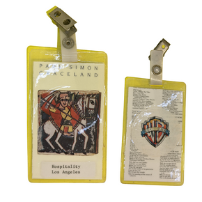 Paul Simon - 1986 Graceland Backstage Pass