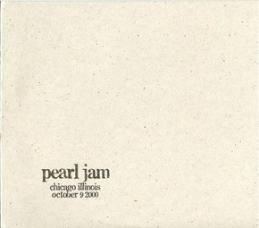 Pearl Jam – Chicago, Illinois - October 9, 2000 Digipak 2CD