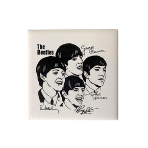 Beatles - Original 1963 H & R Johnson Proudholme Products Ceramic Table Tile/Plaque
