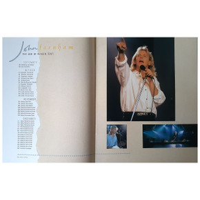 John Farnham - Age Of Reason 1988 Original Concert Tour Program