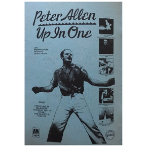 Peter Allen - Up In One 1980 Australia Original Concert Tour Program