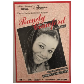 Randy Crawford - In Cabaret 1987 Australia Original Concert Tour Program