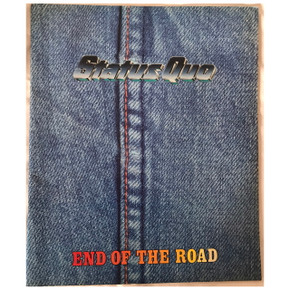 Status Quo - End Of The Road 1984 Europe Original Concert Tour Program With Ticket