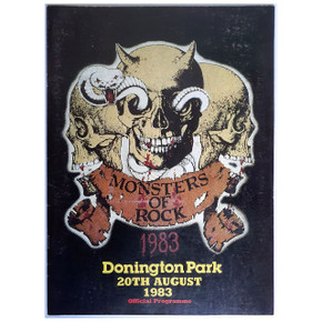 Monsters Of Rock - Donnington Park 1983 Original Concert Tour Program