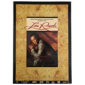Lou Rawls - 1990 Australia Original Concert Tour Program