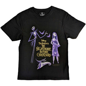 Nightmare Before Christmas - Purple Characters Embellished Unisex T-Shirt