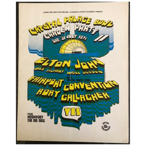Various Artists - Crystal Palace Bowl Garden Party 1971 Original Concert Tour Program