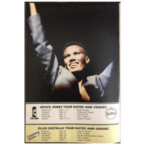 Grace Jones - 1982 Australia Original Concert Tour Program