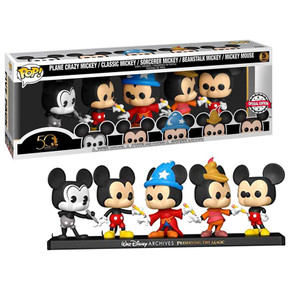 Mickey Mouse - Mickey Mouse 50th Anniversary 5-Pack Collectable Pop! Vinyl
