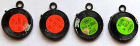 Beatles - Original 1960s USA Set Of 4 Collectable Vinyl Record Shaped Gumball Charms