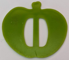 Beatles - Vintage 1960s Apple Green Plastic Belt Buckle