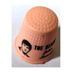 Beatles - Vintage 1960s Pink Plastic John Lennon Thimble